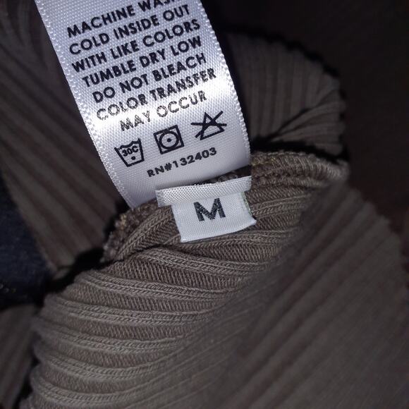 Cotton Citizen x Revolve 'The Ibiza' Brown Turtleneck Top Size M - Picture 6 of 6